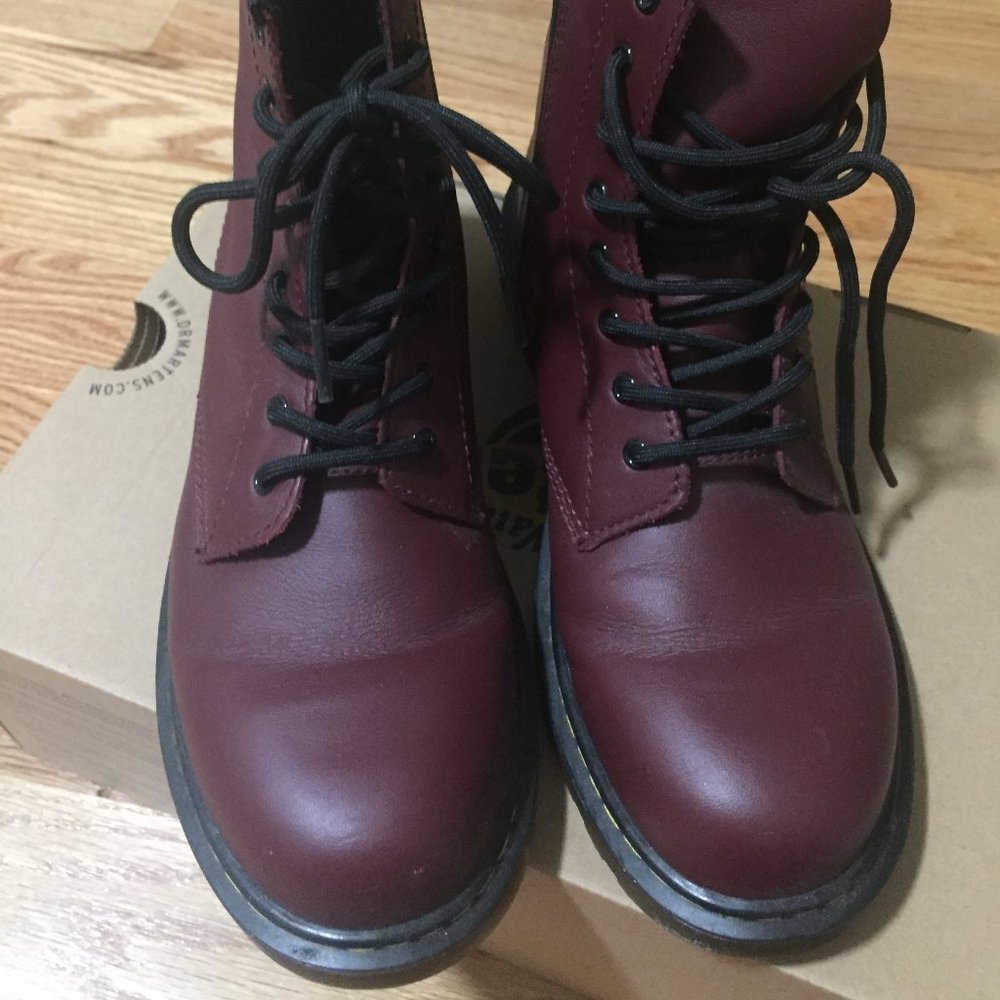 Dr. Martens YOUTH 1460 SOFTY RED CHERRY BOOTS